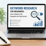 Keyword research process for SEO beginners