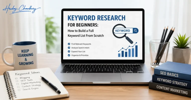 Keyword research process for SEO beginners