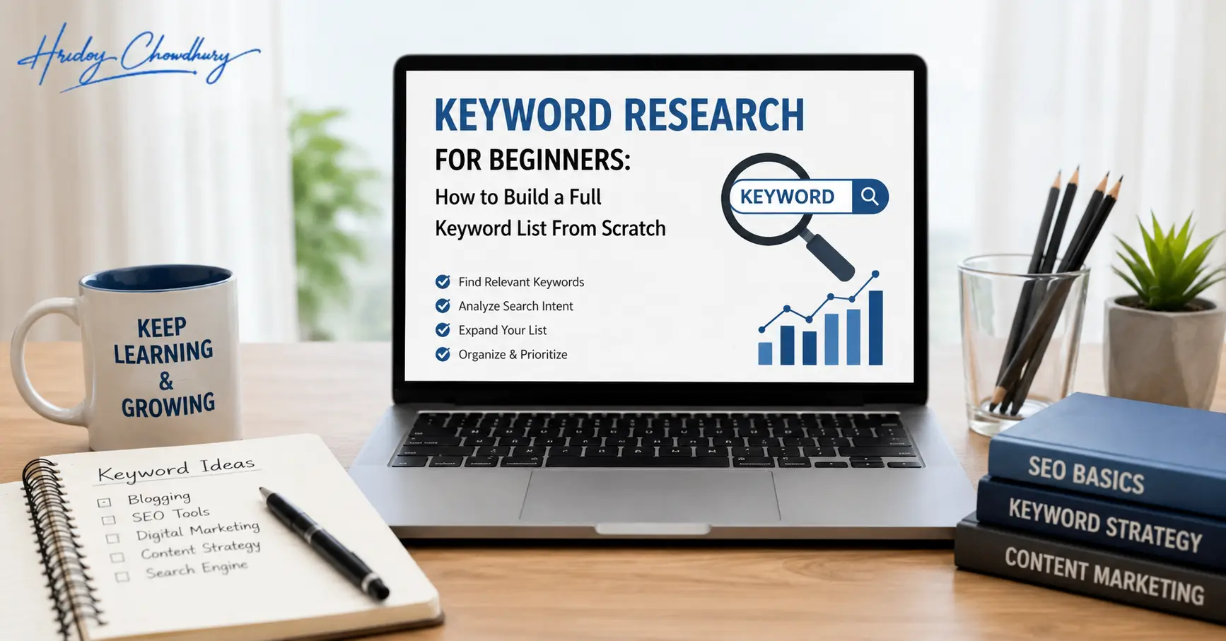 Keyword research process for SEO beginners