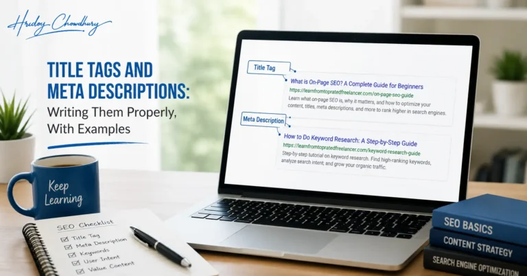 SEO title tags and meta descriptions optimization guide