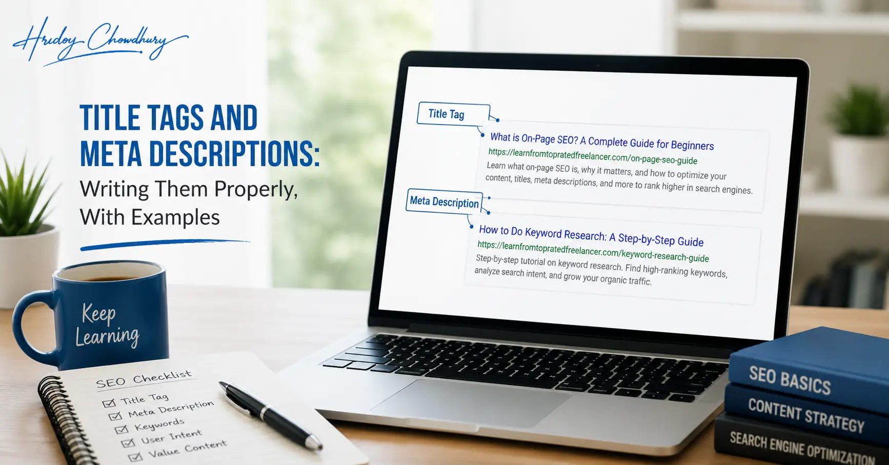 SEO title tags and meta descriptions optimization guide